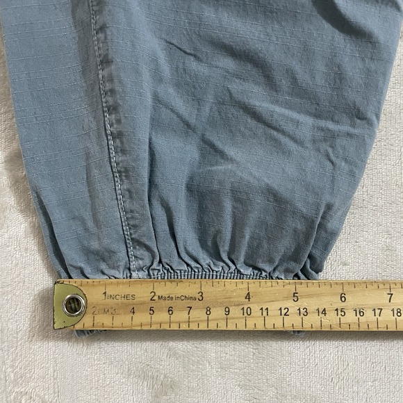 American Eagle Pants Womens Size 8 Short Baggy Jogger Cargo Gray Stretch Pockets - Picture 8 of 9